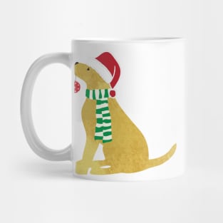 Christmas Yellow Lab Holiday Dog Mug